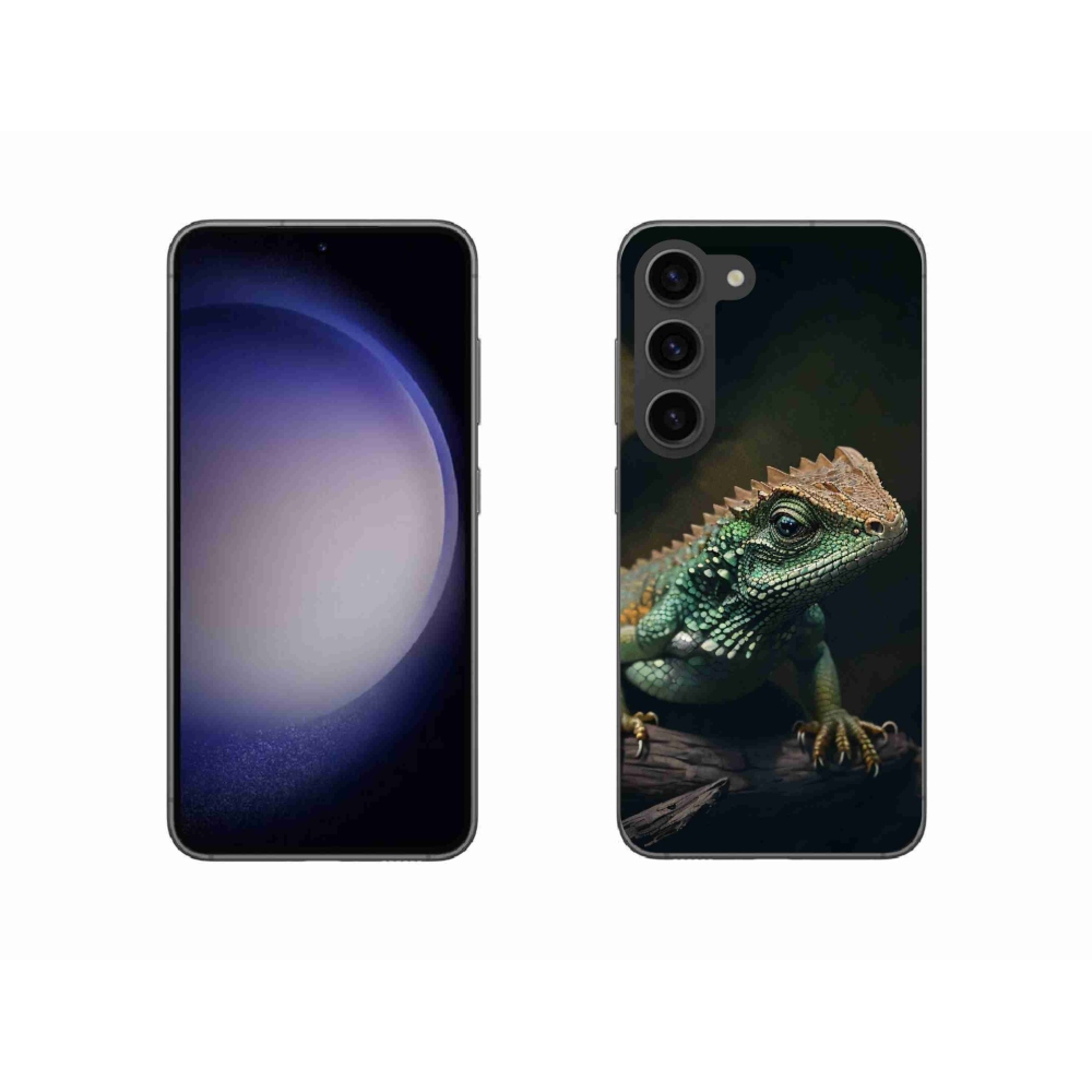 Gél borítás mmCase Samsung Galaxy S23 5G - gyík - Samsung Galaxy S23 5G - gyík