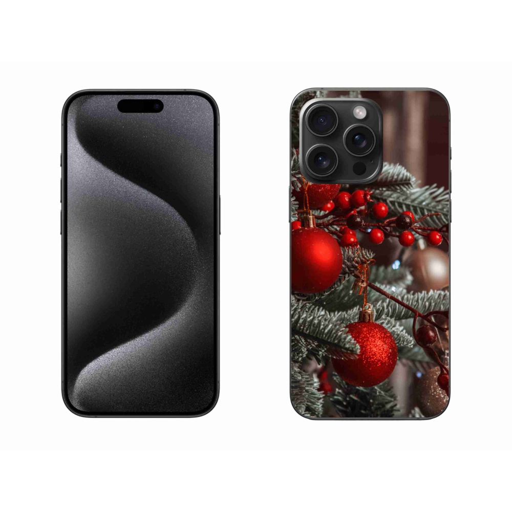 Gél borítás mmCase iPhone 15 Pro Max készülékhez - karácsonyi dekorációk 2
