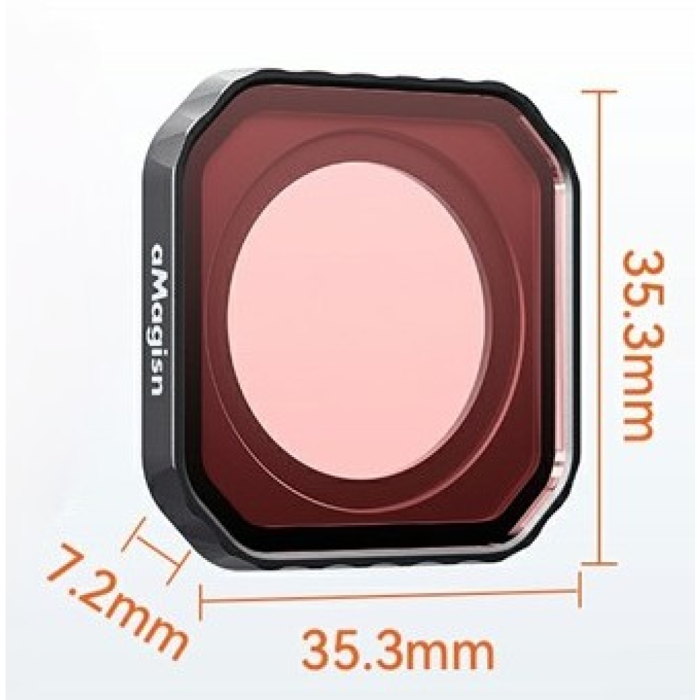 AMAGISN világospiros búvárszűrő Insta360 Ace Pro 2 kamerához