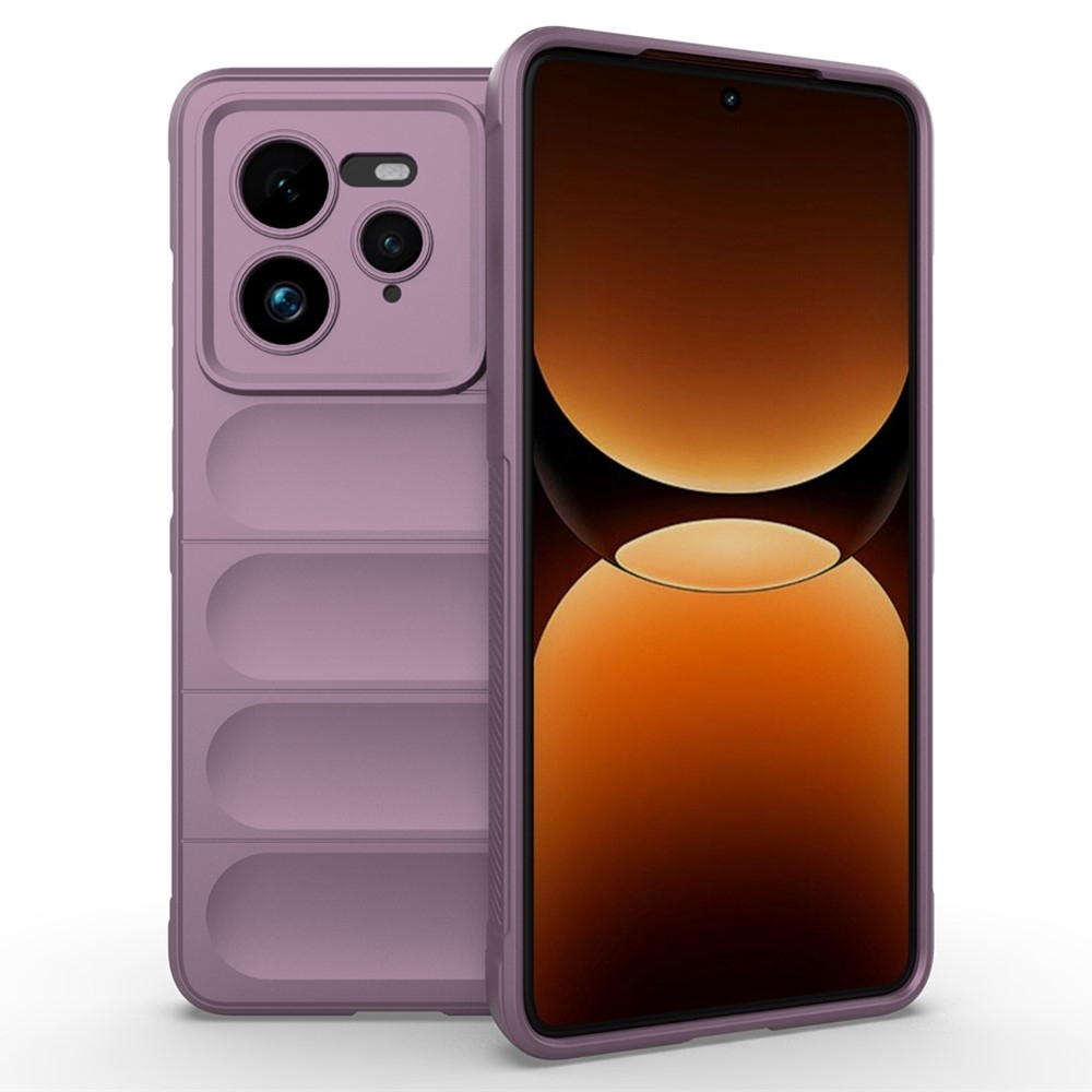 Rugg tartós zselés tok a Realme GT 7 Pro 5G számára - világos lila