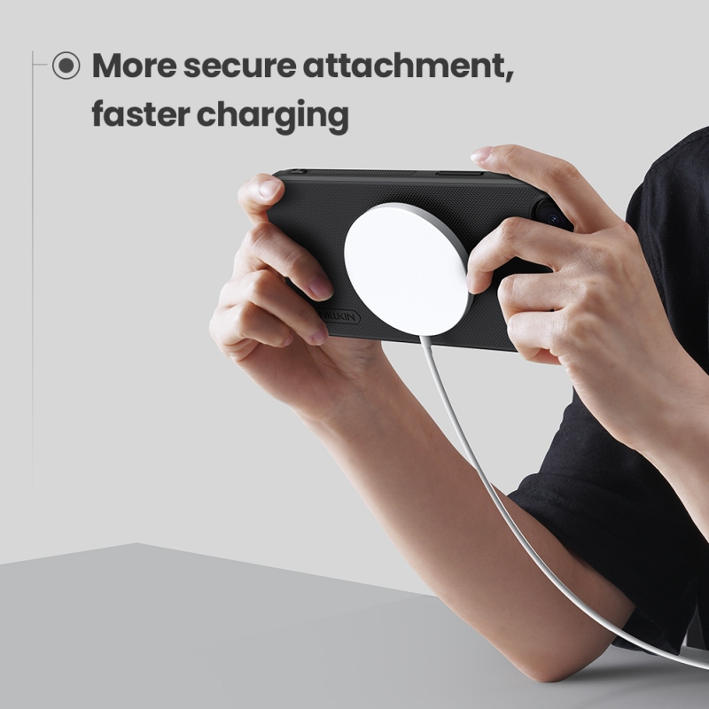 Nillkin Super Frosted PRO mágneses hátlap Apple iPhone 16e Fekete