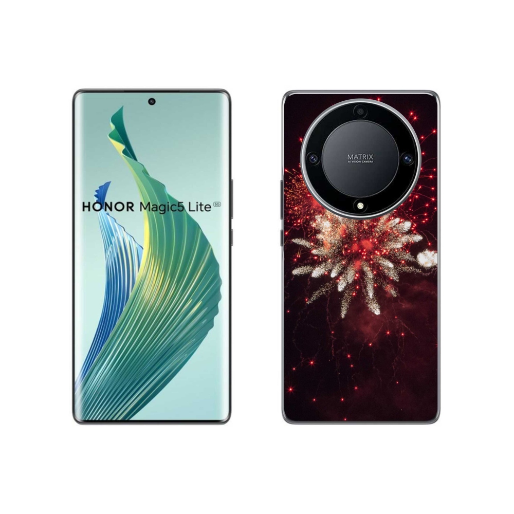 Gél borítás mmCase a Honor Magic 5 Lite 5G készülékhez - tűzijáték