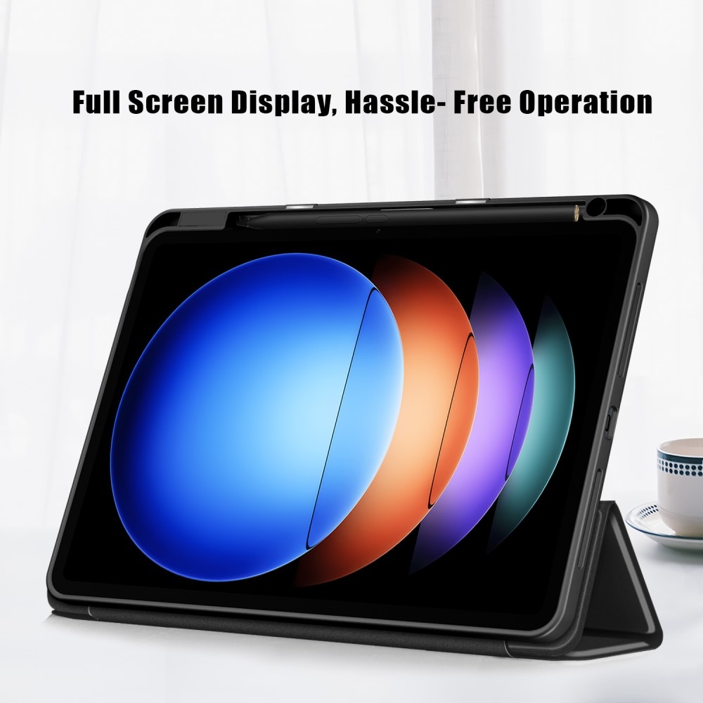 Ügyes záró tablet tok Xiaomi Pad 6S Pro - fekete