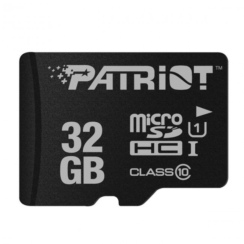 microSDHC 32GB Patriot Class 10 adapter nélkül