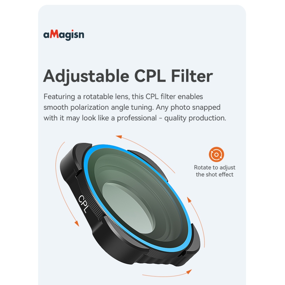 AMAGISN ND filtre sada 4 ks pre GoPro Hero 13/12/11/10/9