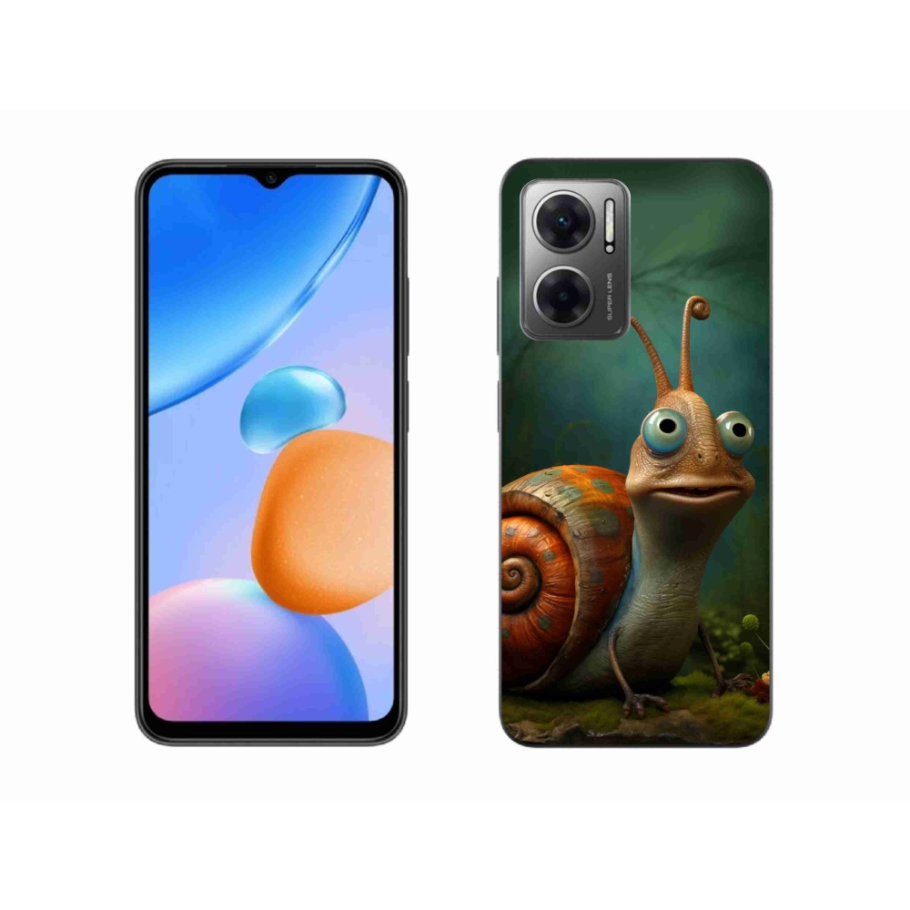 Gél borítás mmCase a Xiaomi Redmi 10 5G-hez - csiga