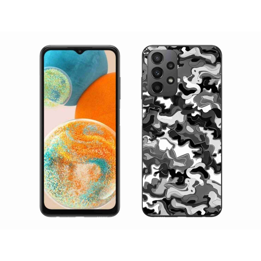 Zselés borítás mmCase Samsung Galaxy A23 4G/5G - terepszínű minta 3