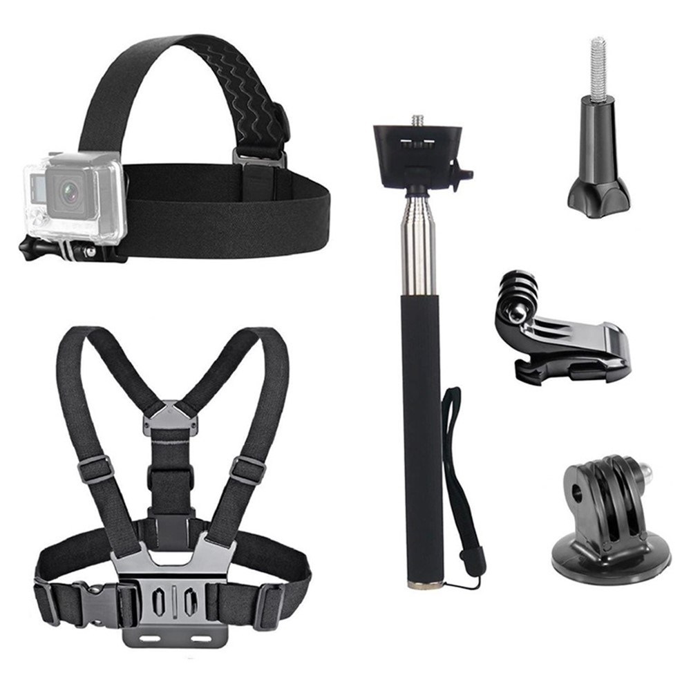 Univerzális 6 az 1-ben tartozékkészlet GoPro és akciókamerákhoz