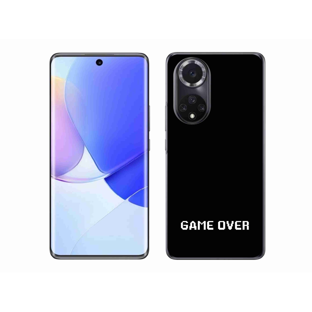 Gél borító mmCase a Huawei Nova 9-hez - játék fekete háttérrel
