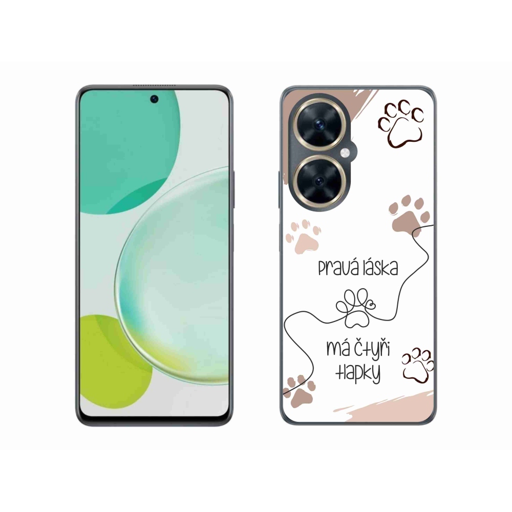 Gél borító mmCase a Huawei Nova 11i készülékhez - kutya motívum 1 fehér háttér