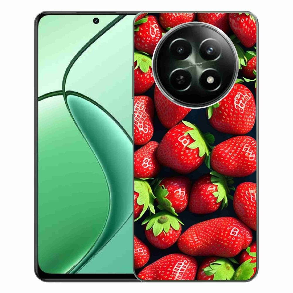 Zselés borítás mmCase a Realme 12 5G/12x 5G készülékhez - eper