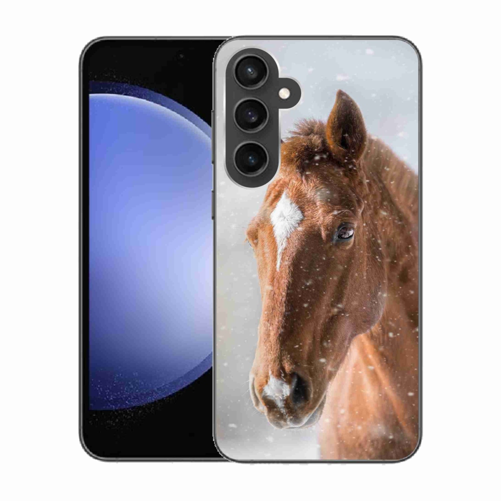 Zselés borítás mmCase Samsung Galaxy S23 FE - barna ló 2