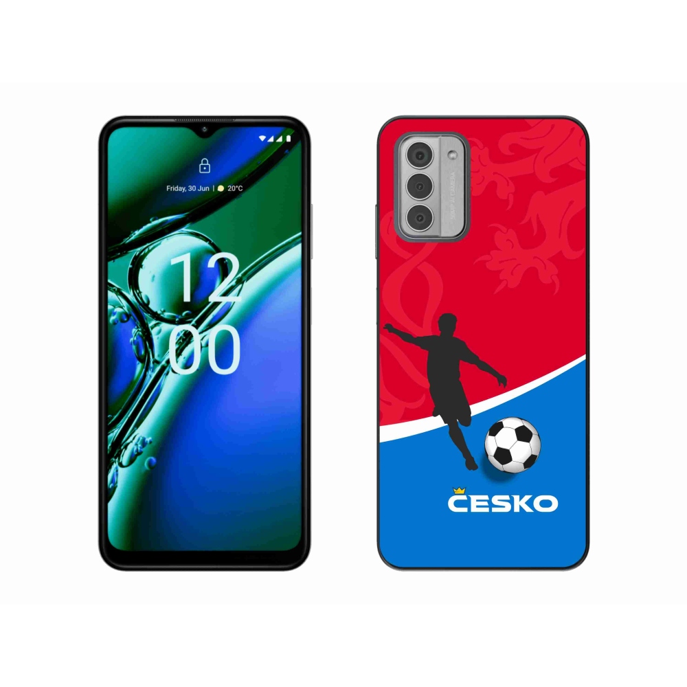 Zselés borítás mmCase a Nokia G42 készülékhez - foci Csehország