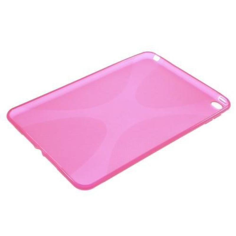 X-line zselés táblagéphüvely iPad mini 4 számára - rózsaszínű