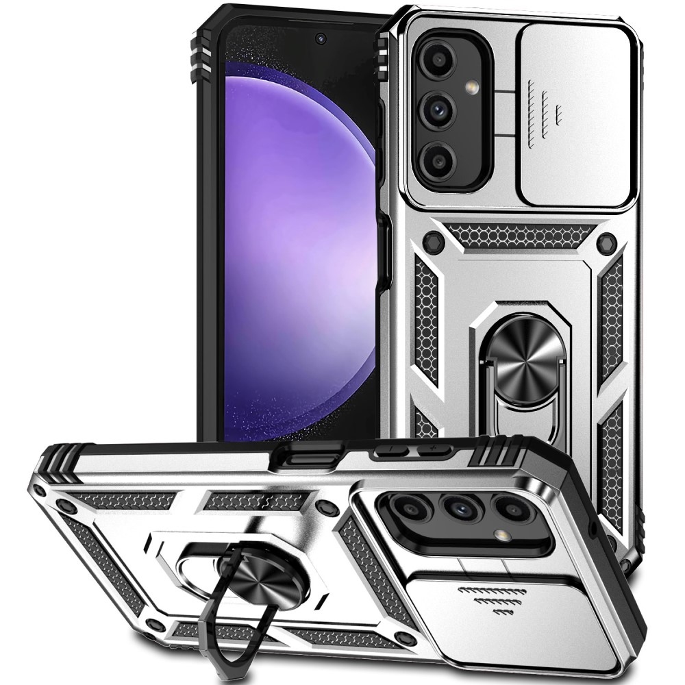 Csúszásálló borítás Samsung Galaxy S23 FE készülékhez - ezüst