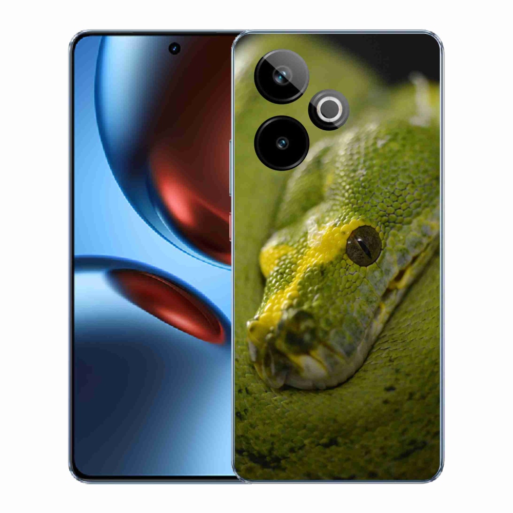 Rugalmas zselés tok mmCase képpel a Realme GT 7 5G/GT 7T 5G - kígyó 2