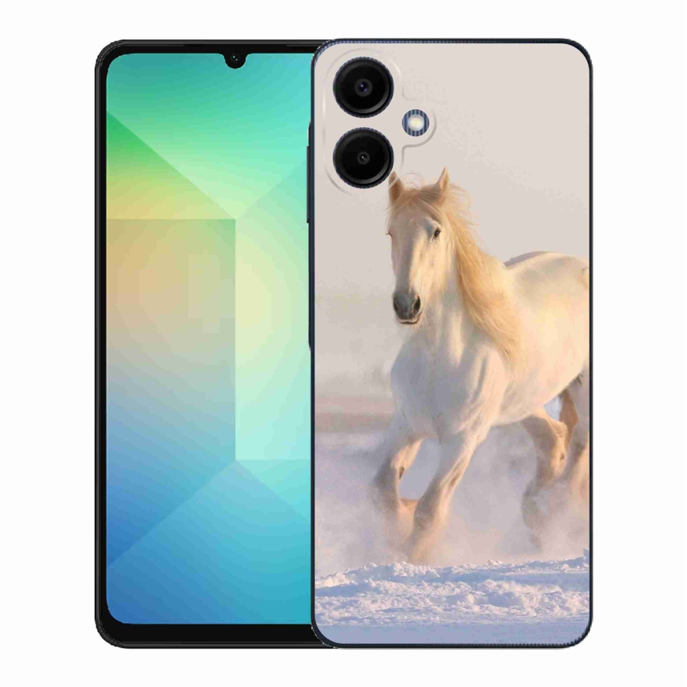 Zselés borítás mmCase Samsung Galaxy A06 4G - ló a hóban