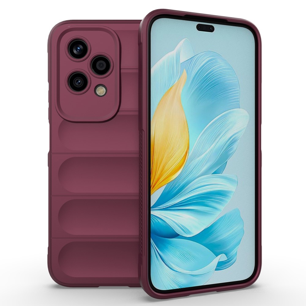 Rugg tartós zselés borítás a Honor 200 Lite 5G készülékhez - bordó színű