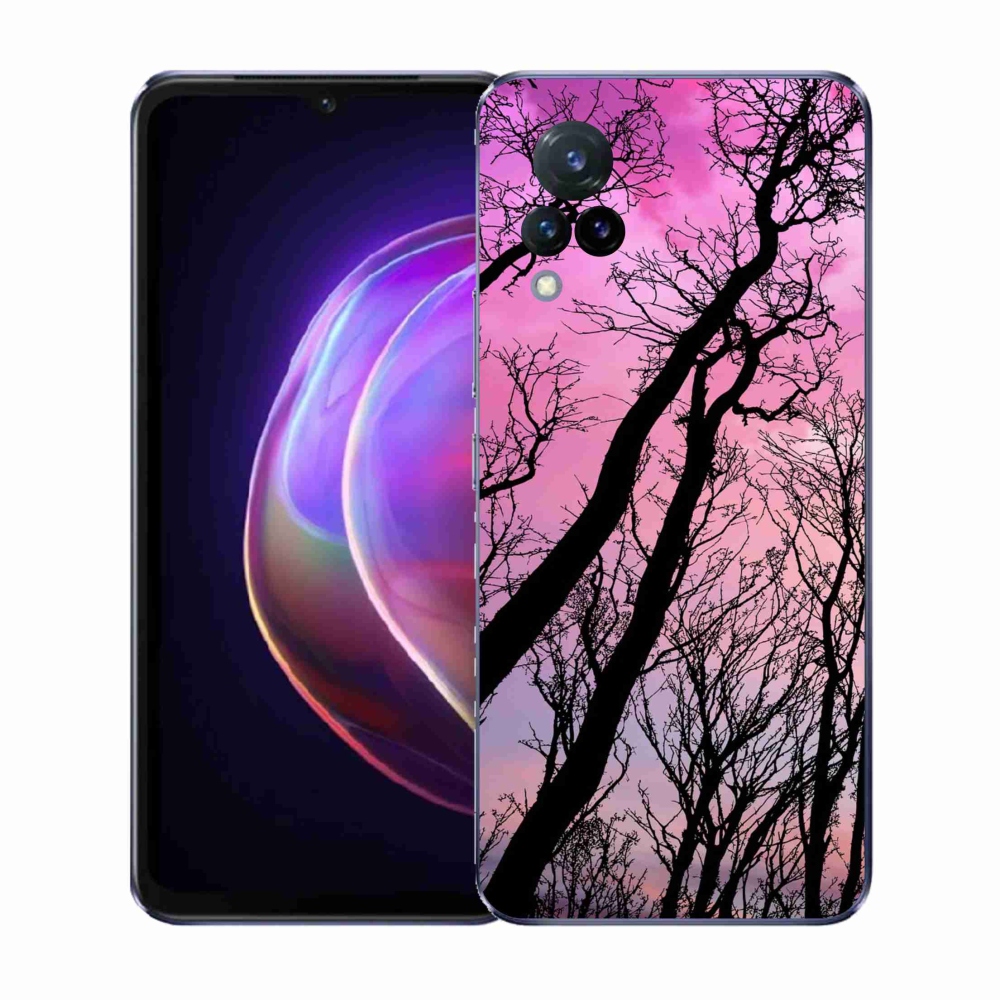 Gél borítás mmCase a Vivo V21 4G/5G készülékhez - kidőlt fák