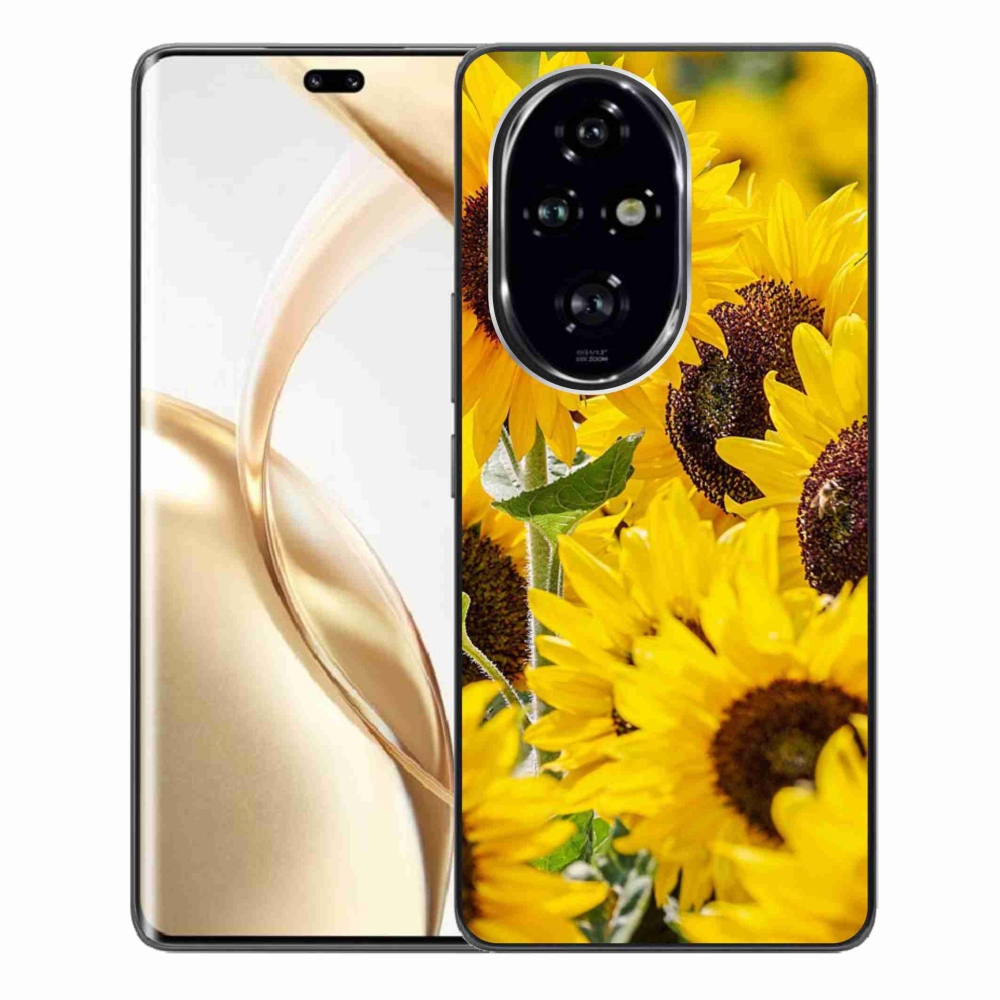 Zselés borítás mmCase a Honor 200 Pro 5G készülékhez - Napraforgó