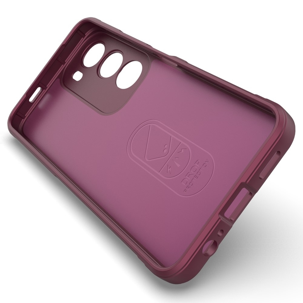 Rugg tartós gél tok a Vivo Y19s készülékhez - bordó színű