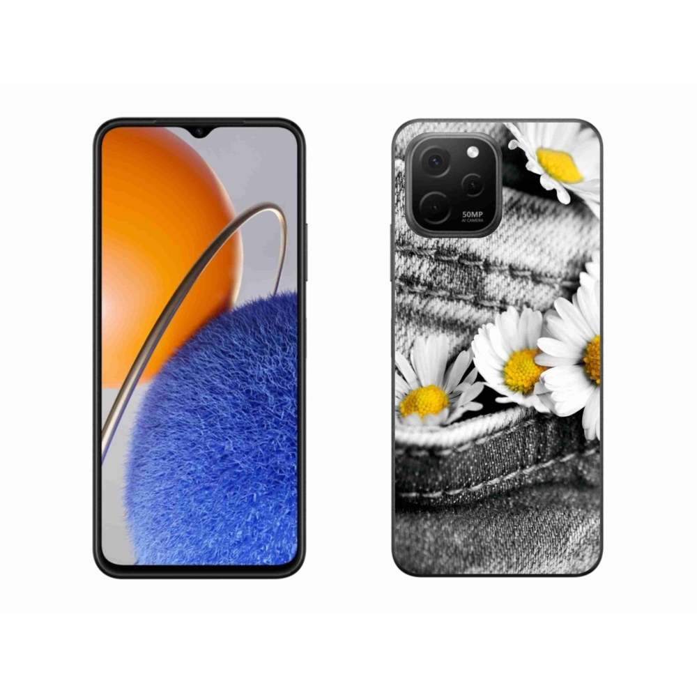 Gél tok mmCase a Huawei Nova Y61 készülékhez - százszorszépek