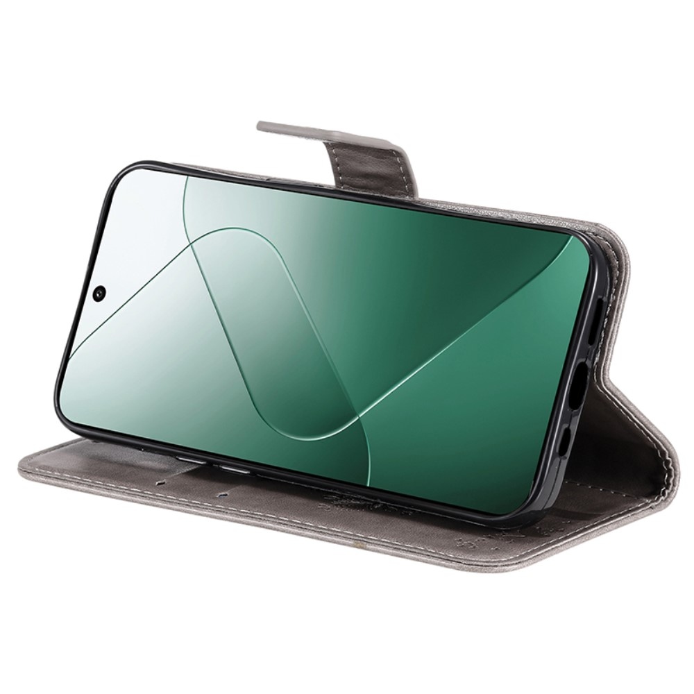 Fák könyve tok Xiaomi 14 - szürke