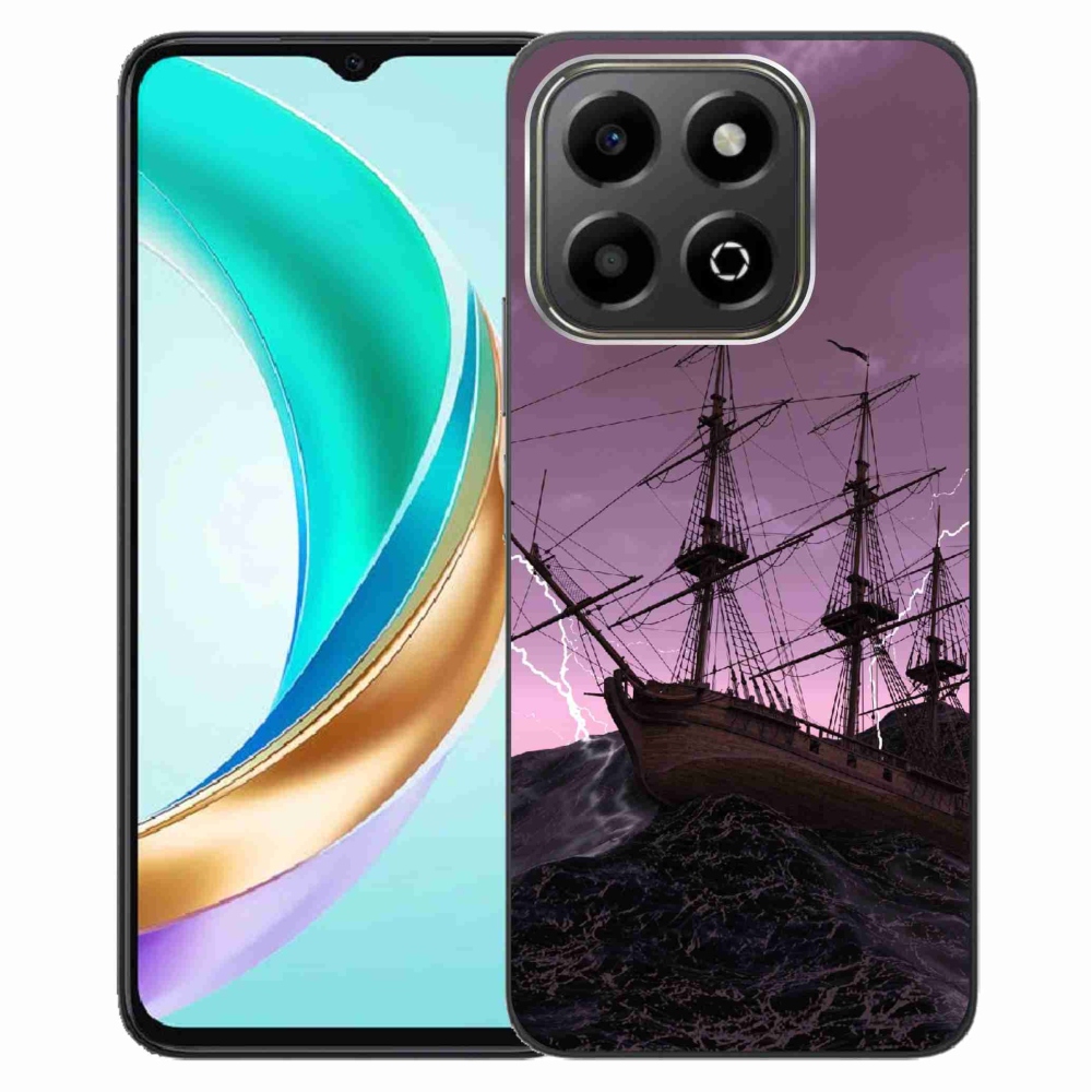 Zselés borítás mmCase a Honor X6b számára - hajó a viharban