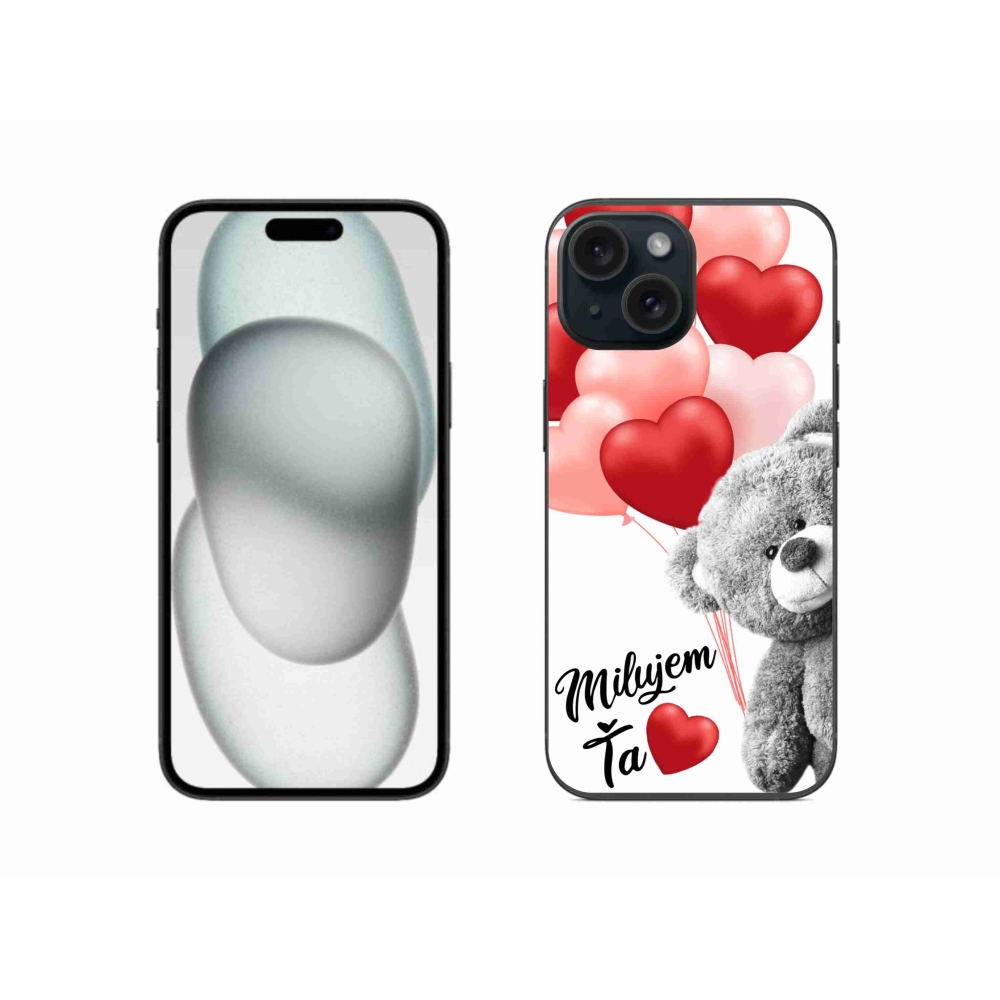 Gél tok mmCase iPhone 15 készülékhez - I love you en
