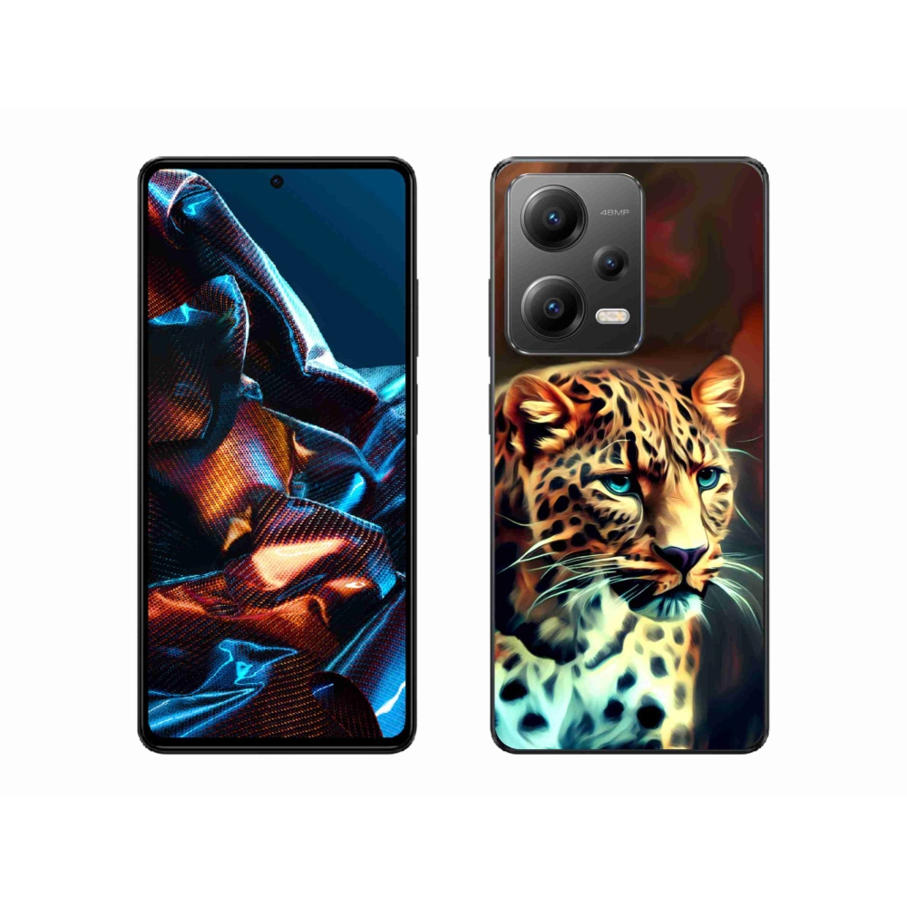 Gél borítás mmCase a Xiaomi Redmi Note 12 Pro 5G-hez - leopárd