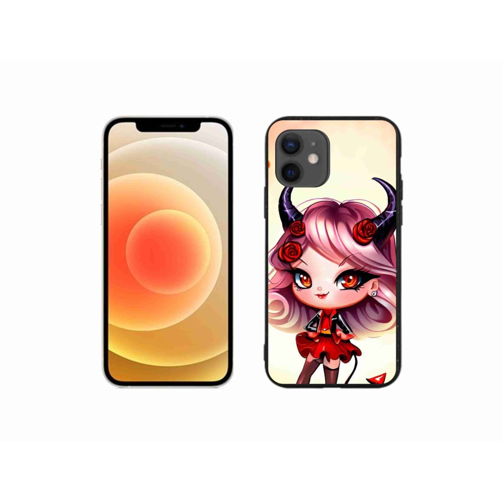 Zselés borítás mmCase iPhone 12 mini készülékhez - rajzfilm ördög