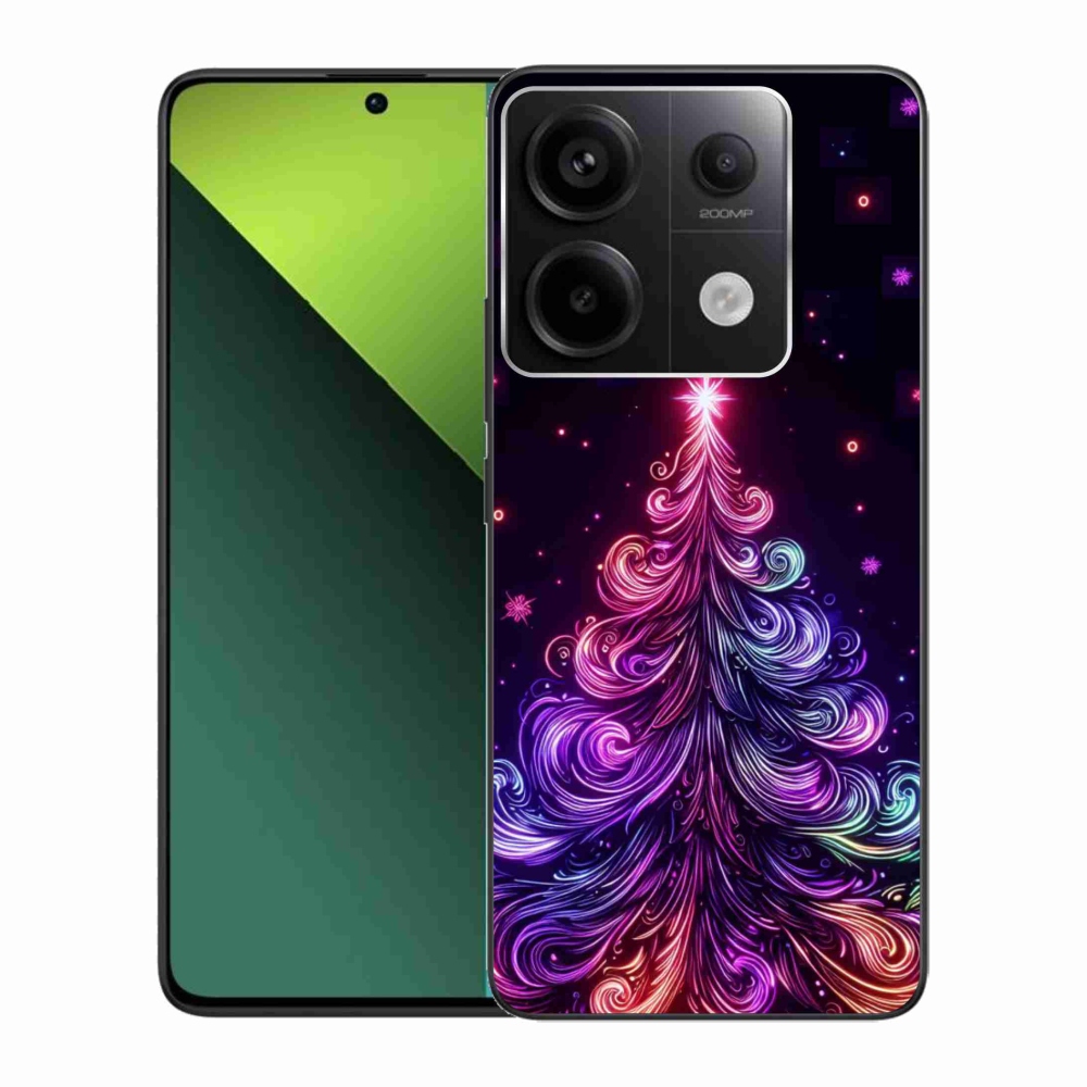 Gél borítás mmCase a Xiaomi Redmi Note 13 Pro 5G/Poco X6 5G - neon karácsonyfa 1