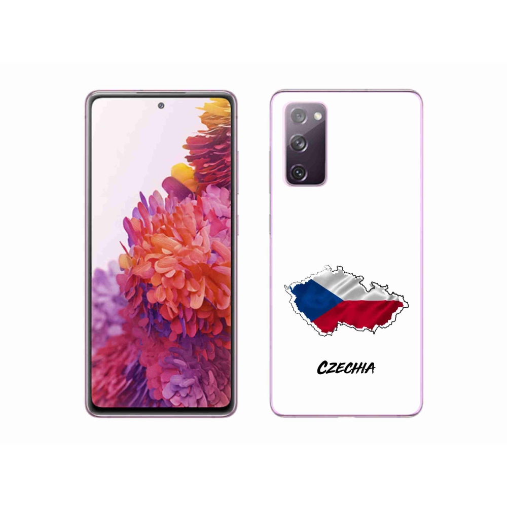 Gél védőhuzat mmCase Samsung Galaxy S20 FE - Csehország fehér háttér