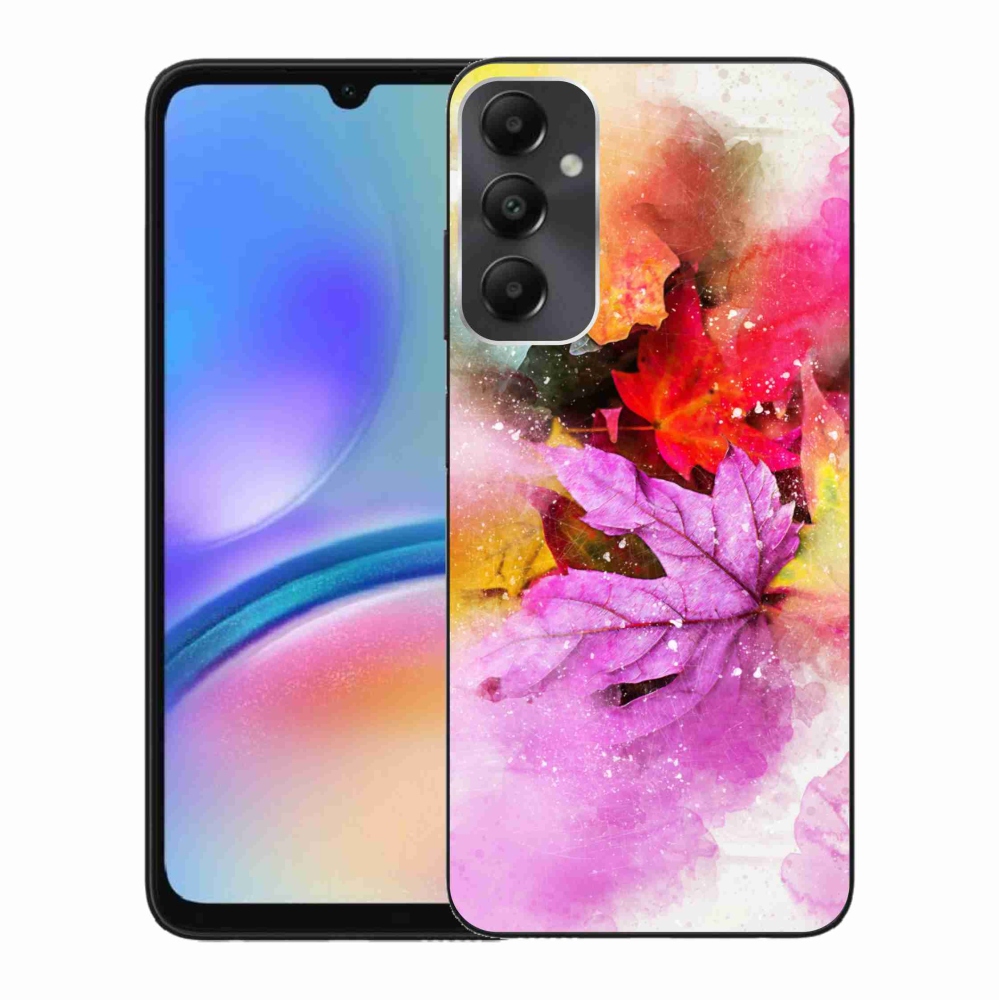 Zselés borítás mmCase Samsung Galaxy A05s készülékhez - színes levelek