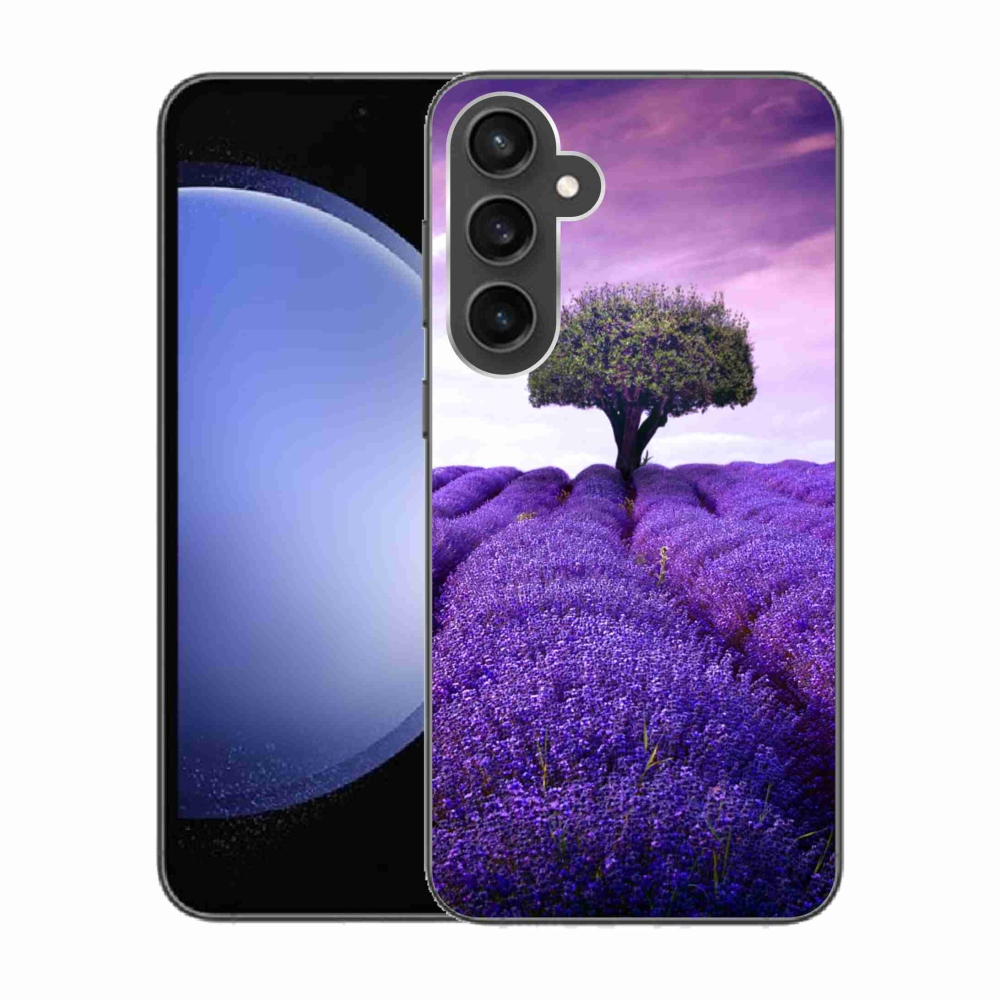 Gél védőhuzat mmCase Samsung Galaxy S23 FE készülékhez - levendula rét