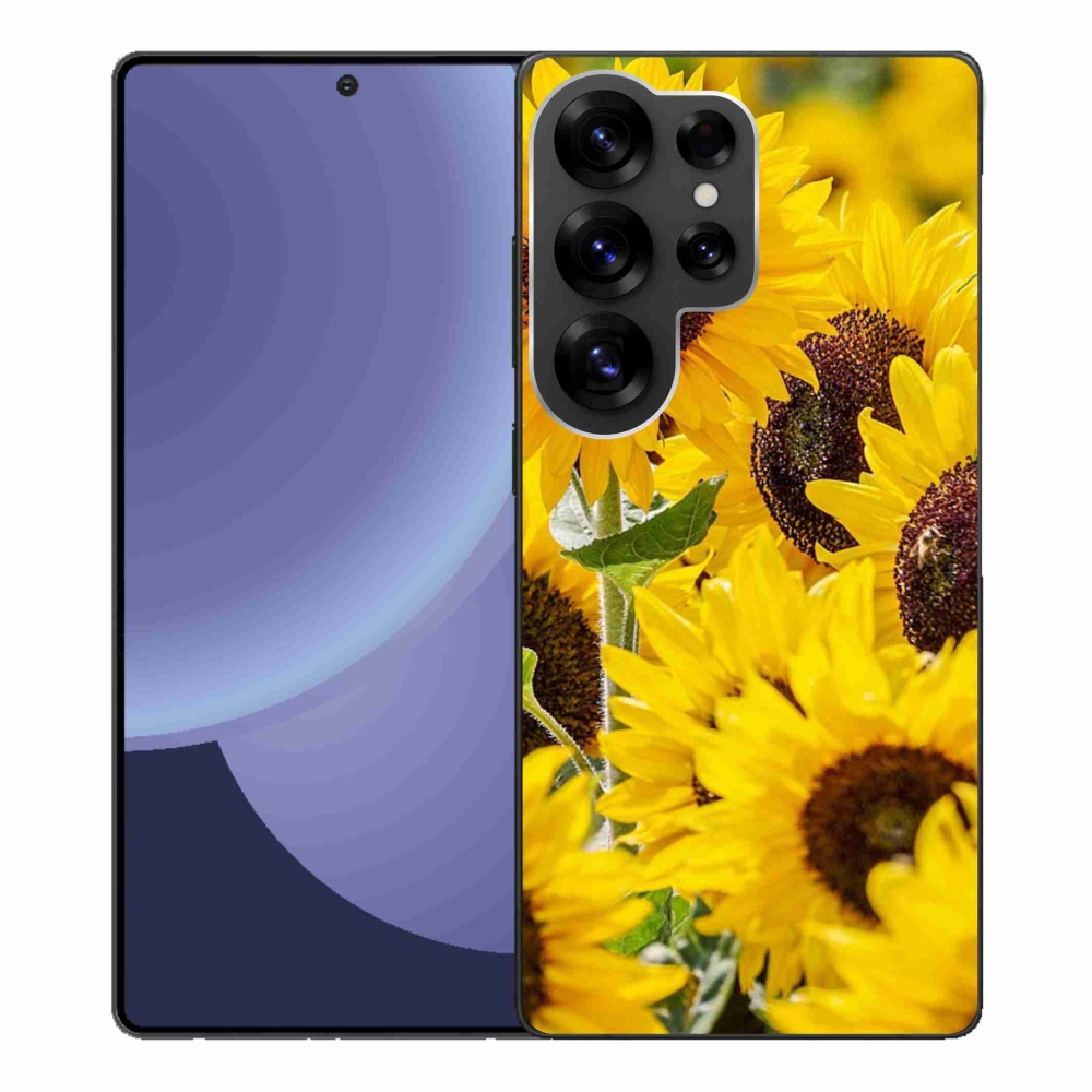 Zselés borítás mmCase Samsung Galaxy S25 Ultra - Napraforgó