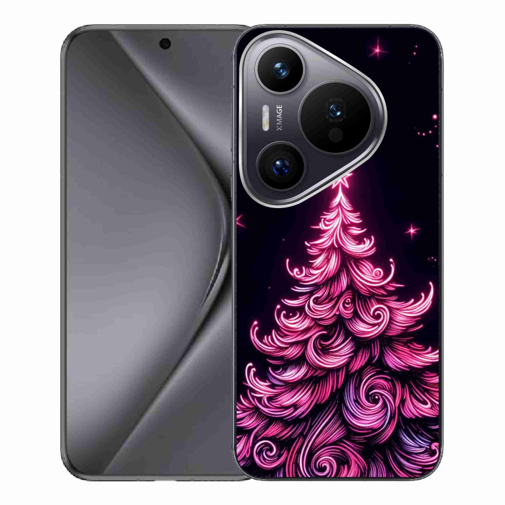 Gél borítás mmCase a Huawei Pura 70 Pro számára - neon karácsonyfa 2