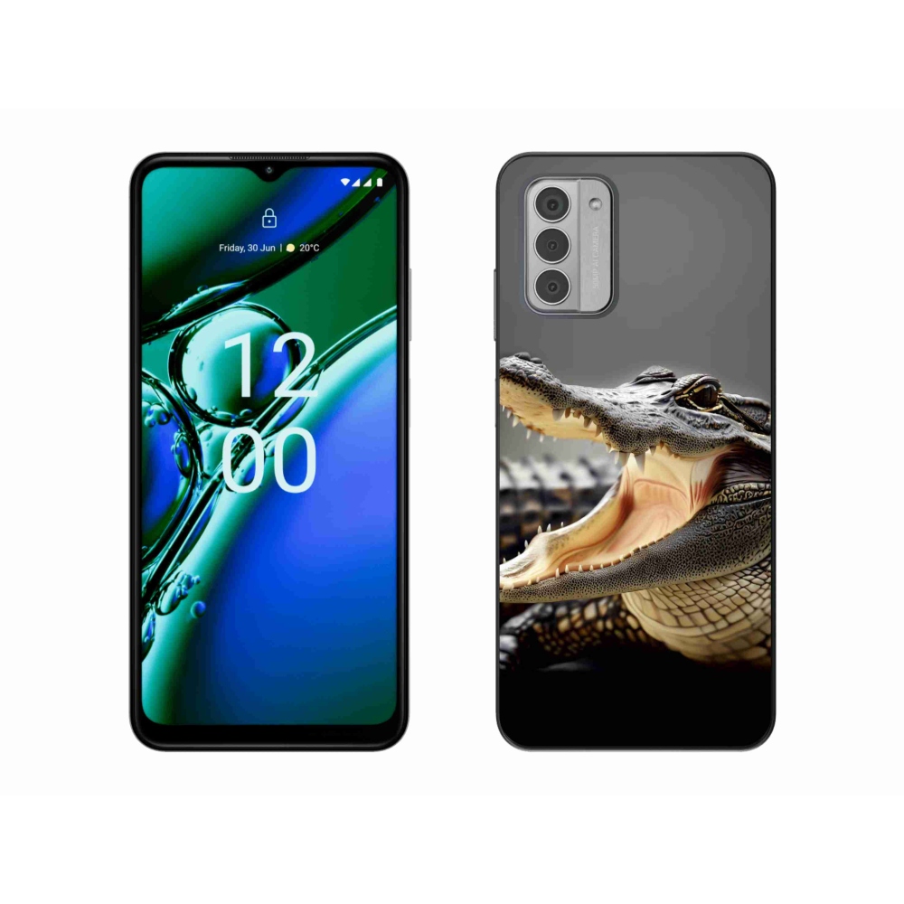 Zselés borítás mmCase a Nokia G42 készülékhez - krokodil