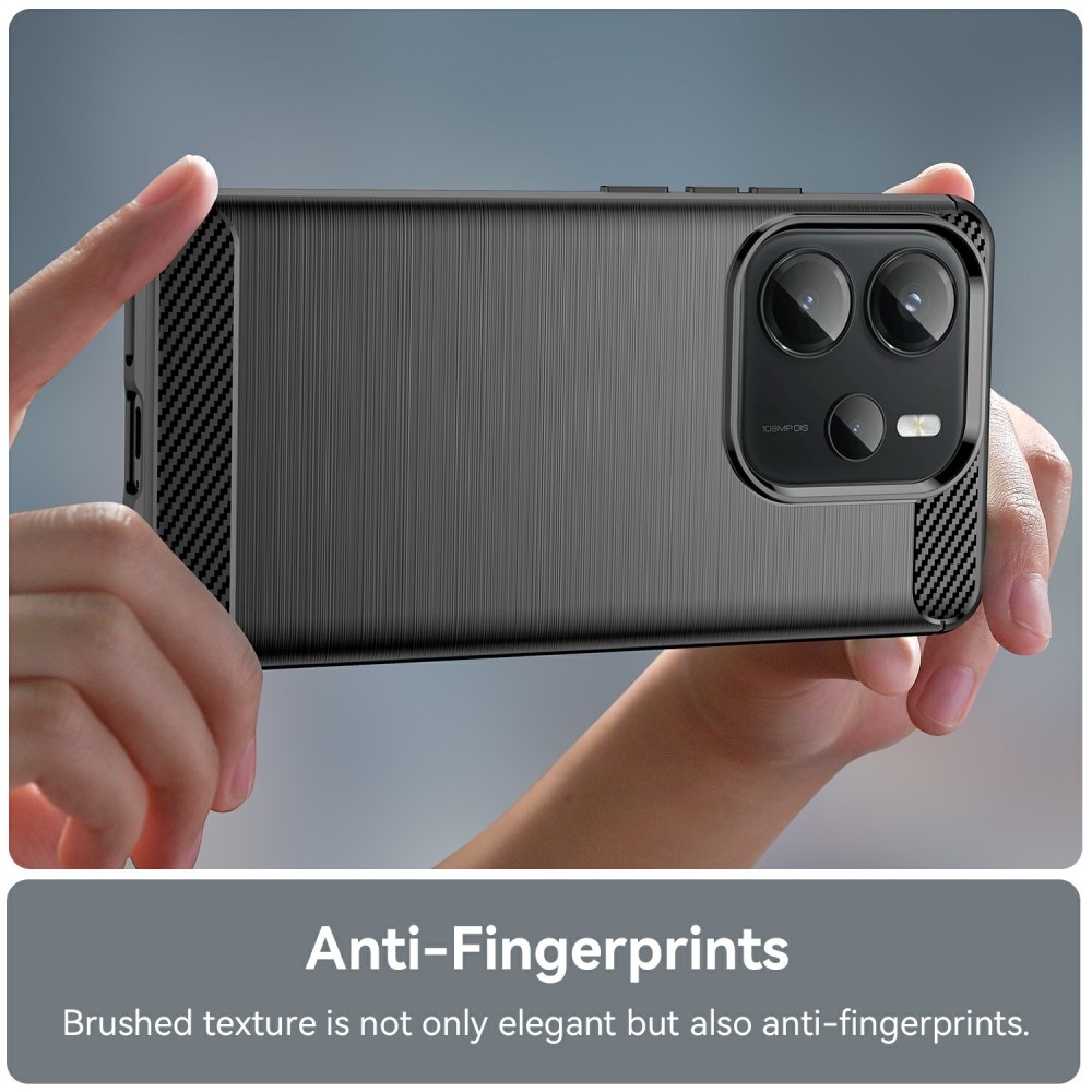 Szénálló zselés tok Xiaomi Redmi Note 14-hez - fekete