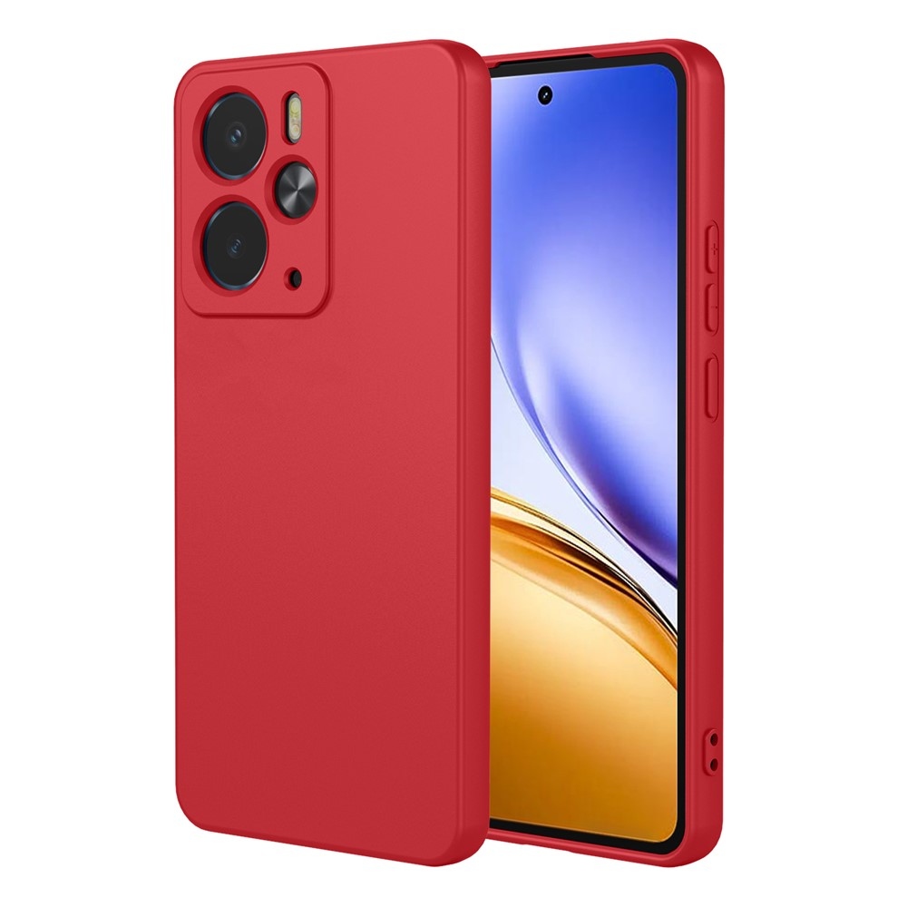 Puha zselés tok a Realme 14 5G/14T 5G mobiltelefonhoz - piros színű