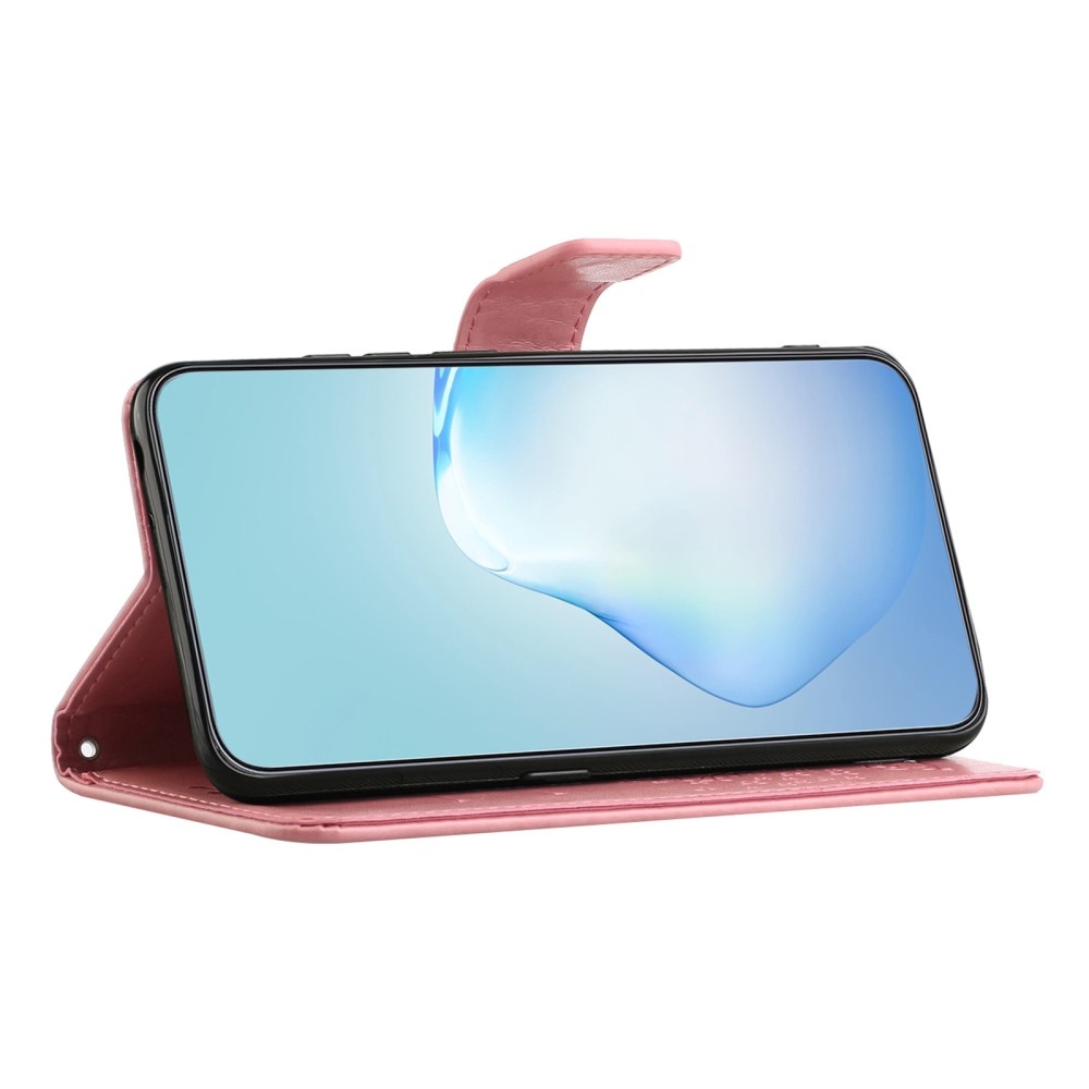 Fás könyv tok Samsung Galaxy A56 5G - rózsaszín