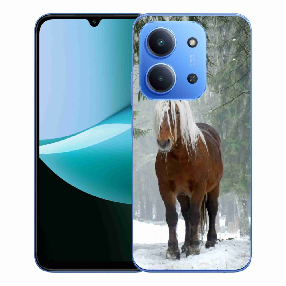 Gél borítás mmCase a Xiaomi Redmi 15C 4G/5G (173mm) - ló az erdőben