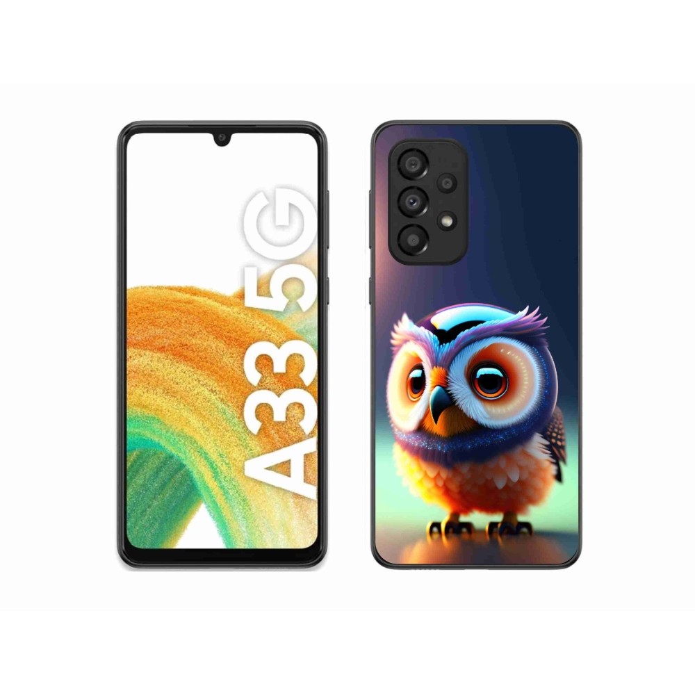 Zselés borítás mmCase Samsung Galaxy A33 5G - bagoly