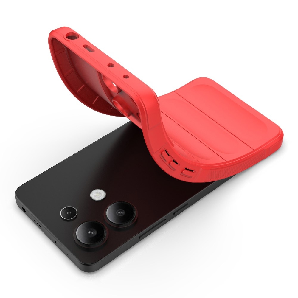 Rugg tartós zselés tok Xiaomi Redmi Note 13-hoz - piros