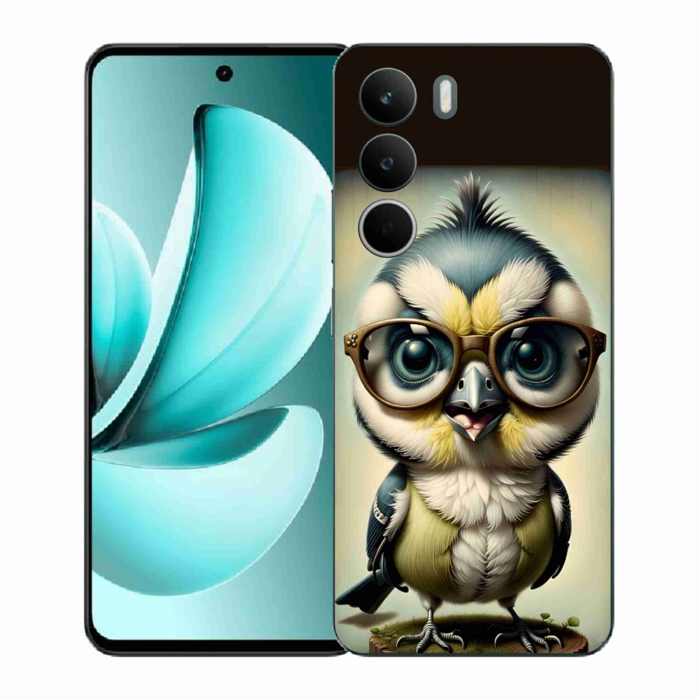 Zselés borítás mmCase a Realme C71 - cub szemüveggel