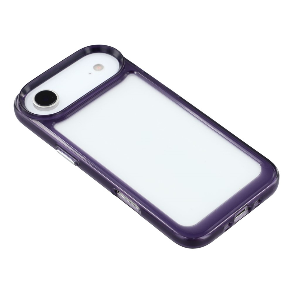 Gél tok fix hátlappal iPhone 17 Air készülékhez - lila