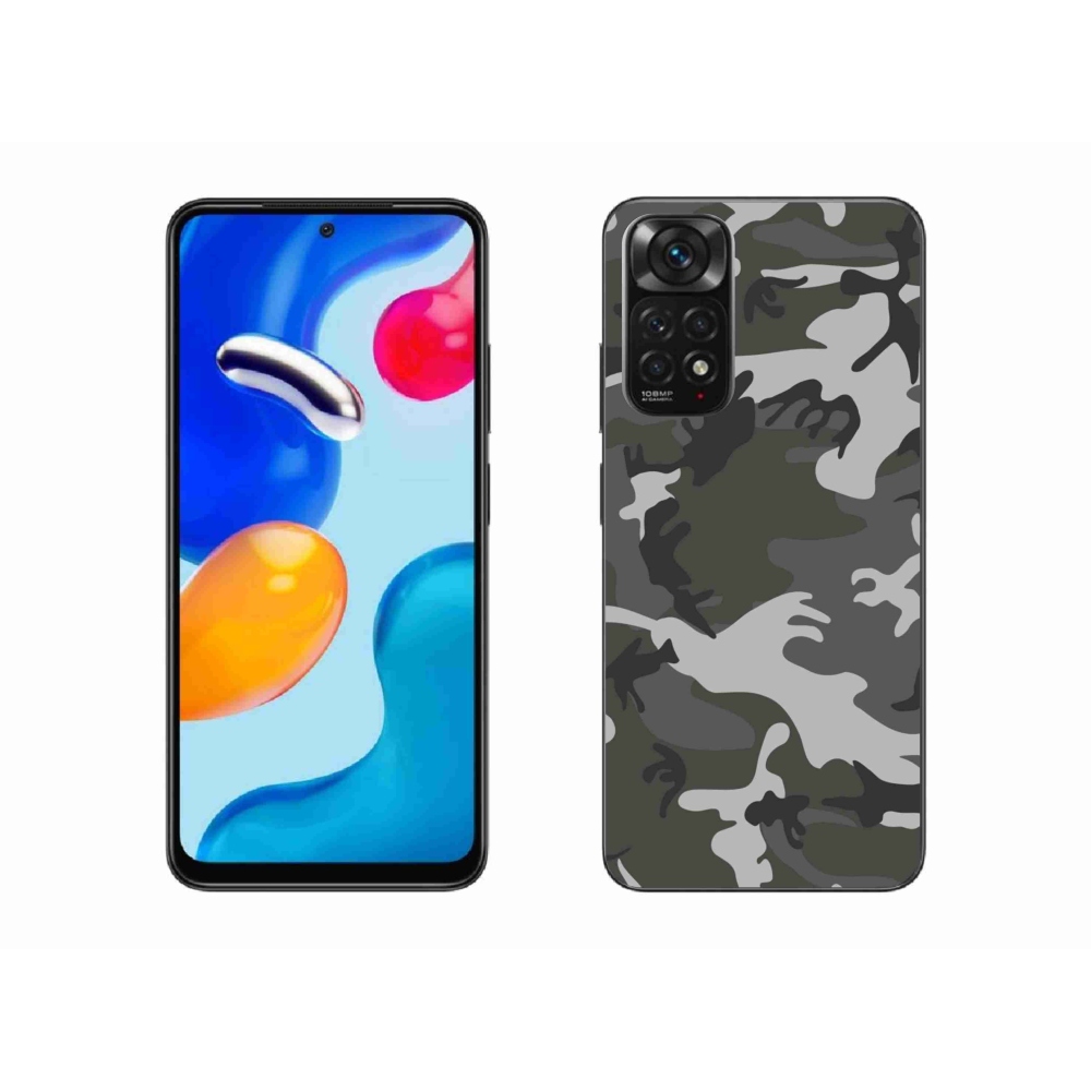 Gél borítás mmCase a Xiaomi Redmi Note 11 4G-hez - terepszínű mintázat