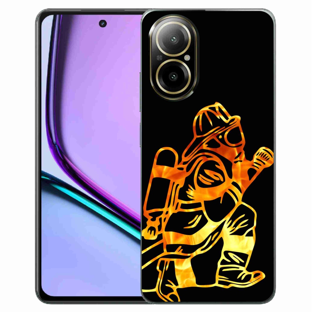 Gél borítás mmCase a Realme C67 készülékhez - tűzoltó 1