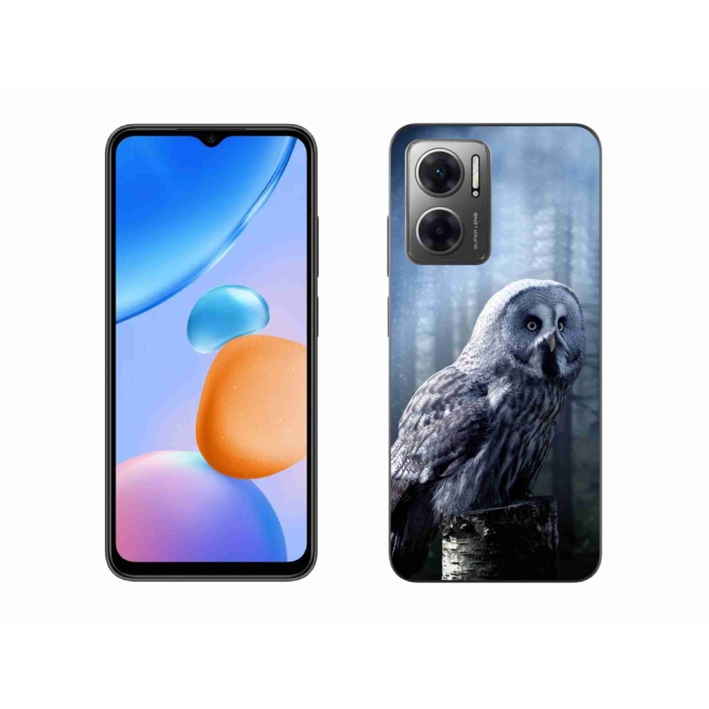 Gél borítás mmCase a Xiaomi Redmi 10 5G számára - bagoly