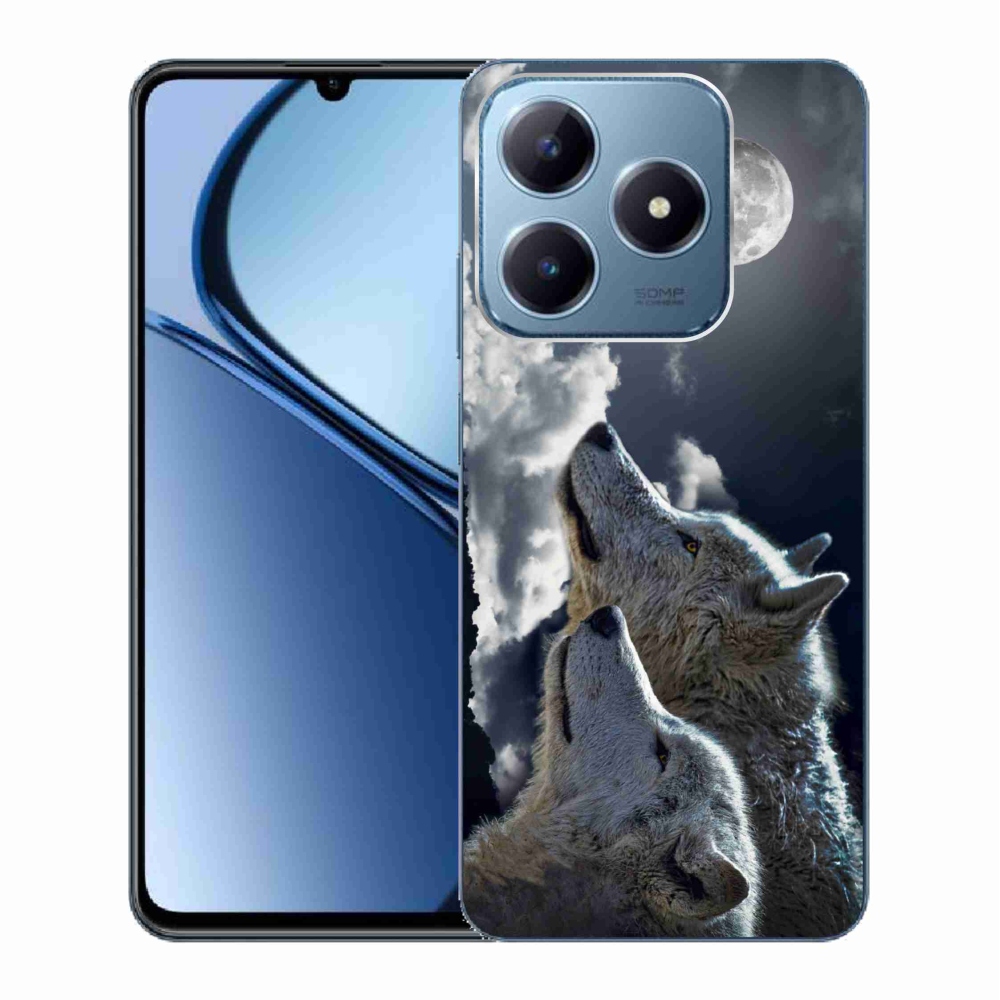 Gél borítás mmCase a Realme C63 készülékhez - farkasok
